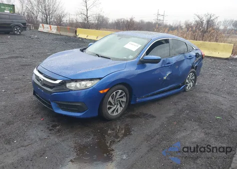 2017 Honda Civic Ex z USA, uszkodzony, nr VIN 2HGFC2F74HH569203